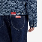 Kenzo Men's Straight Fit Jeans in Rinse Blue Denim
