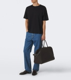 The Row Marco leather duffel bag