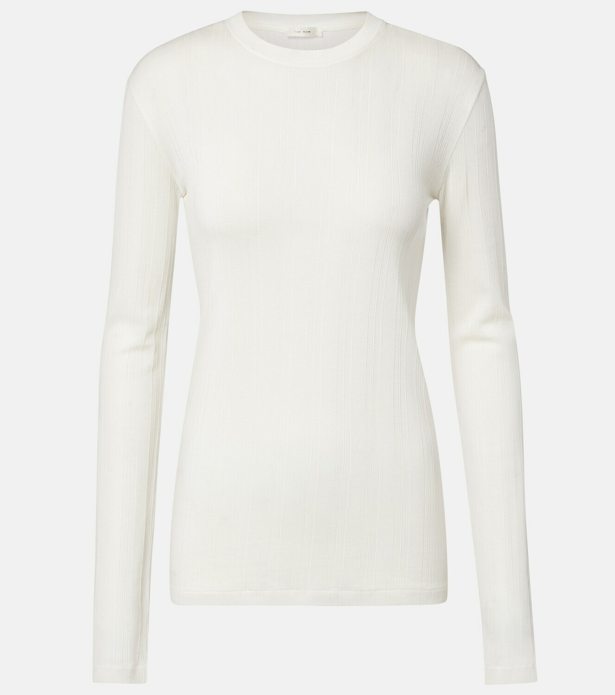 The Row Dantea cotton jersey top