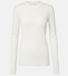 The Row Dantea cotton jersey top
