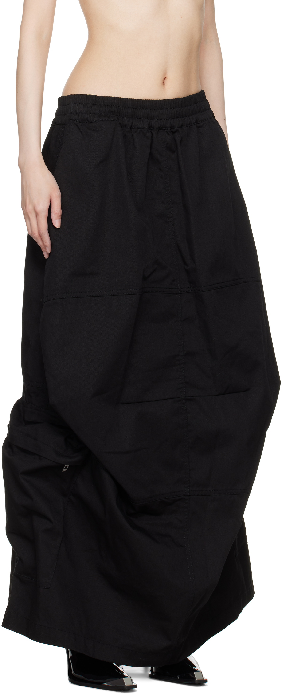 Diesel Black O-Riana-P2 Maxi Skirt Diesel