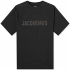 Jacquemus Men's Typo T-Shirt in Black