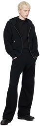 Omar Afridi Black Twisted Sweatpants