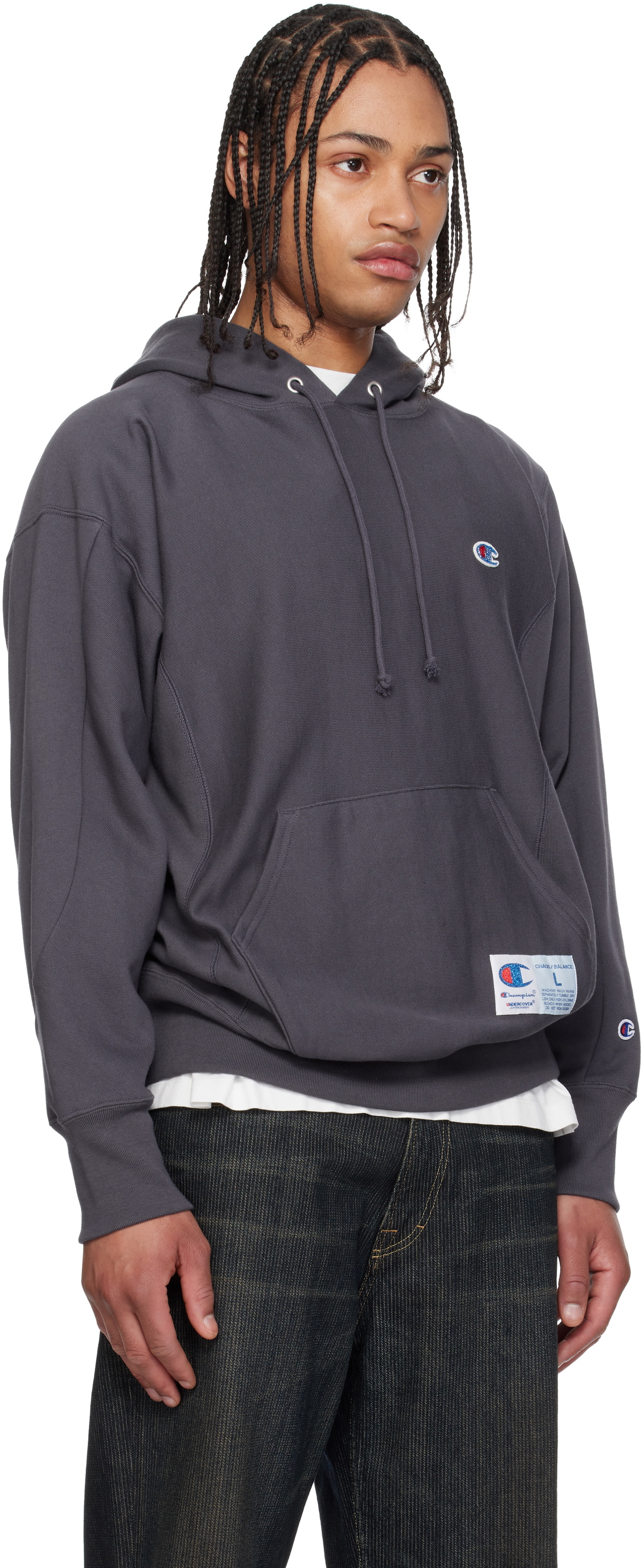 UNDERCOVER Gray Champion Edition UC1F4802 Hoodie