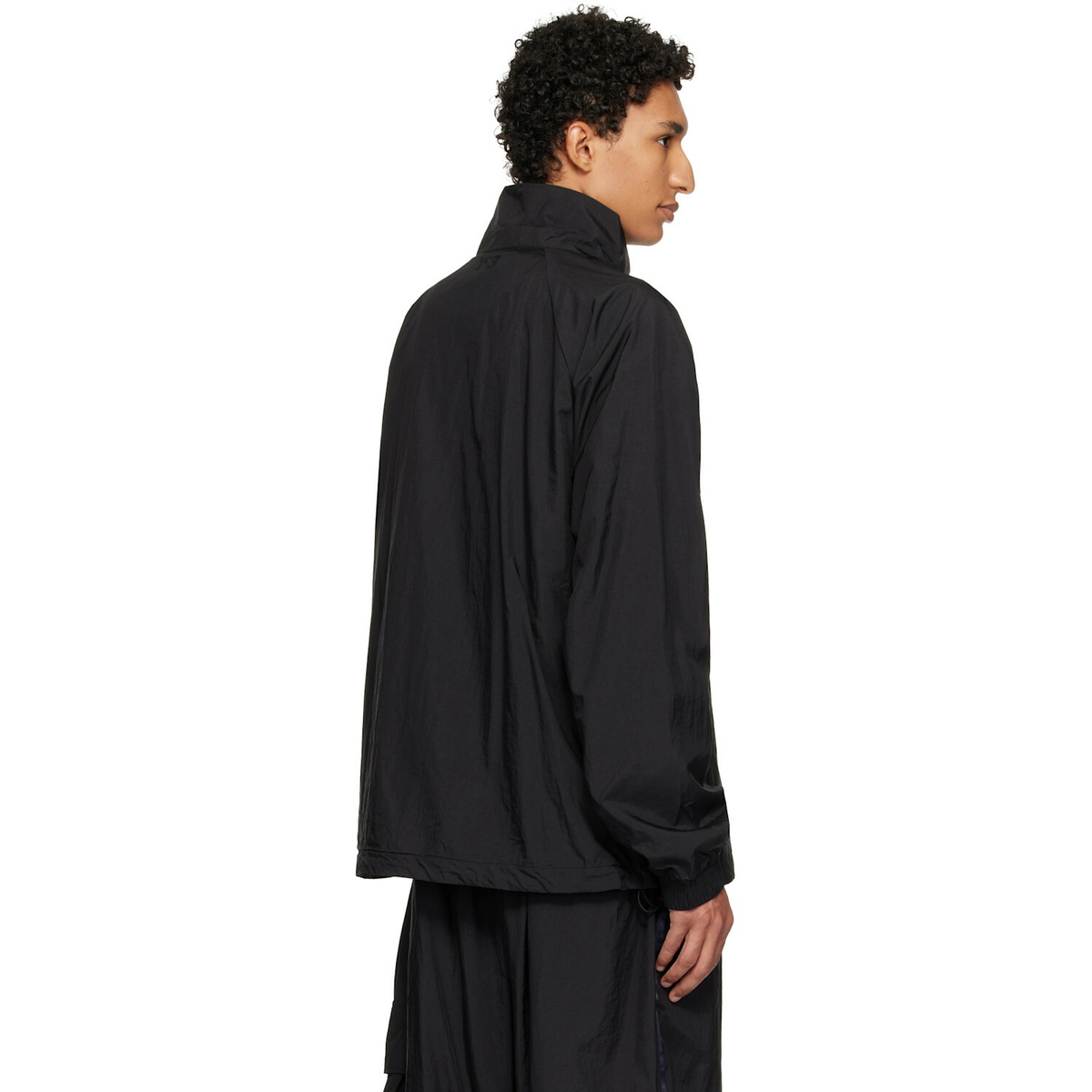 Y-3 Black Gradient 3-Stripes Nylon Track Jacket