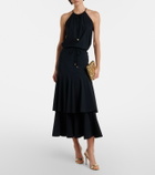 Dorothee Schumacher Modern Flow tiered midi skirt