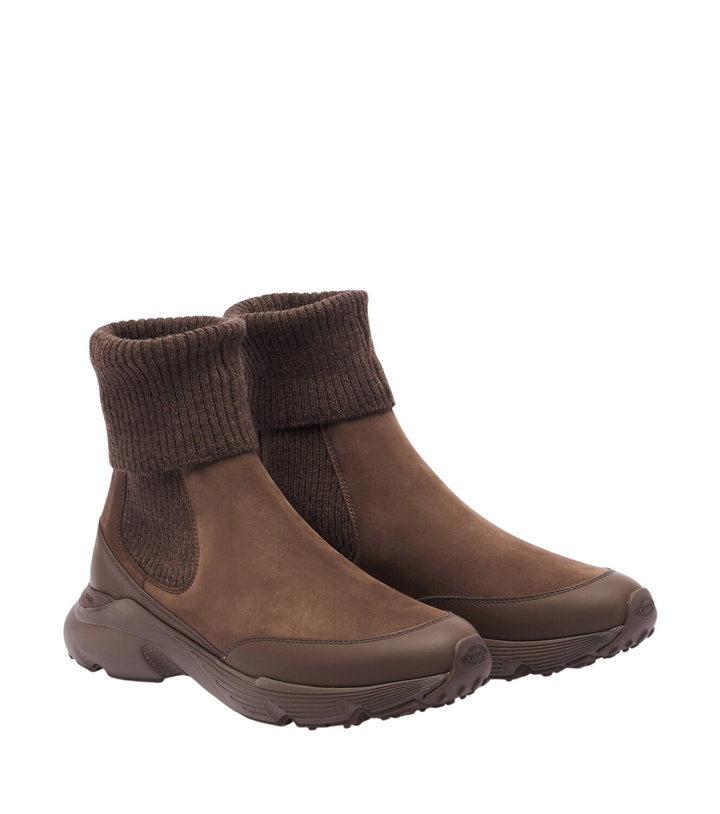 Photo: Tod's Knitted leather ankle boots