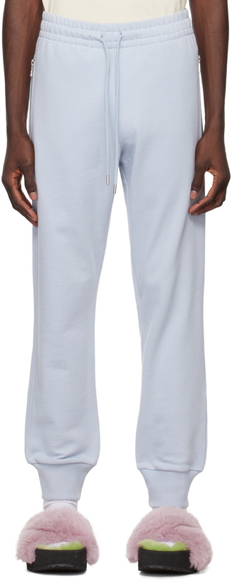 Photo: Dries Van Noten Blue Zip Lounge Pants