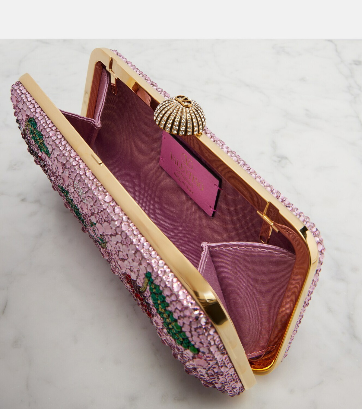 Valentino Garavani Carry Secrets Cherryfic clutch