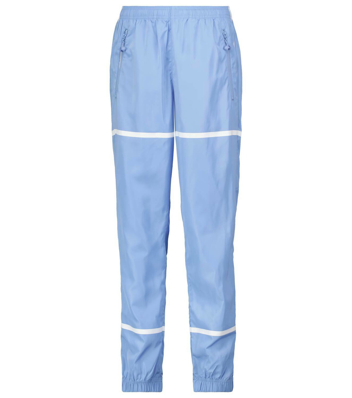 Adam Selman Sport Taped mid-rise trackpants