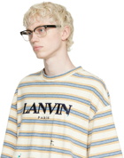 Lanvin Black & Gold Square Glasses