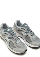 New Balance 2002R Panelled Suede and Mesh-knit Sneakers Grey