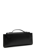 Veronica Beard Dash Leather Clutch - Black - One Size