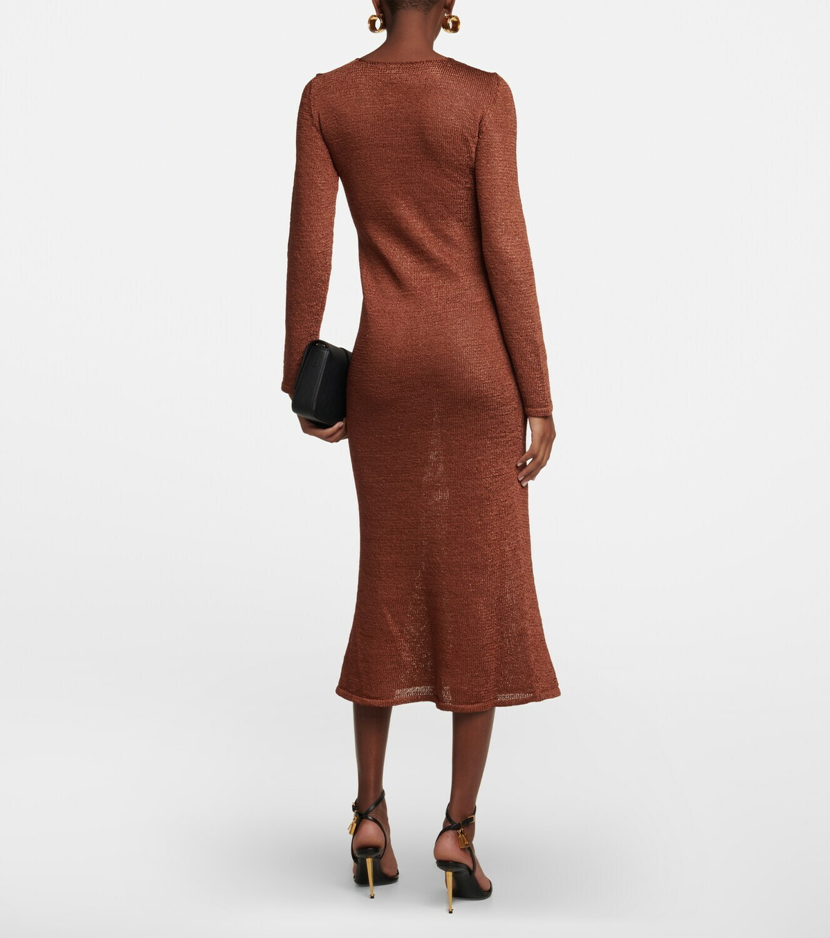 Tom Ford - Metallic knitted maxi dress TOM FORD