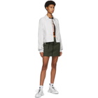 MCQ Off-White Drawstring Cropped Bomber