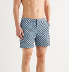 Orlebar Brown - Bulldog Mid-Length Printed Swim Shorts - Blue