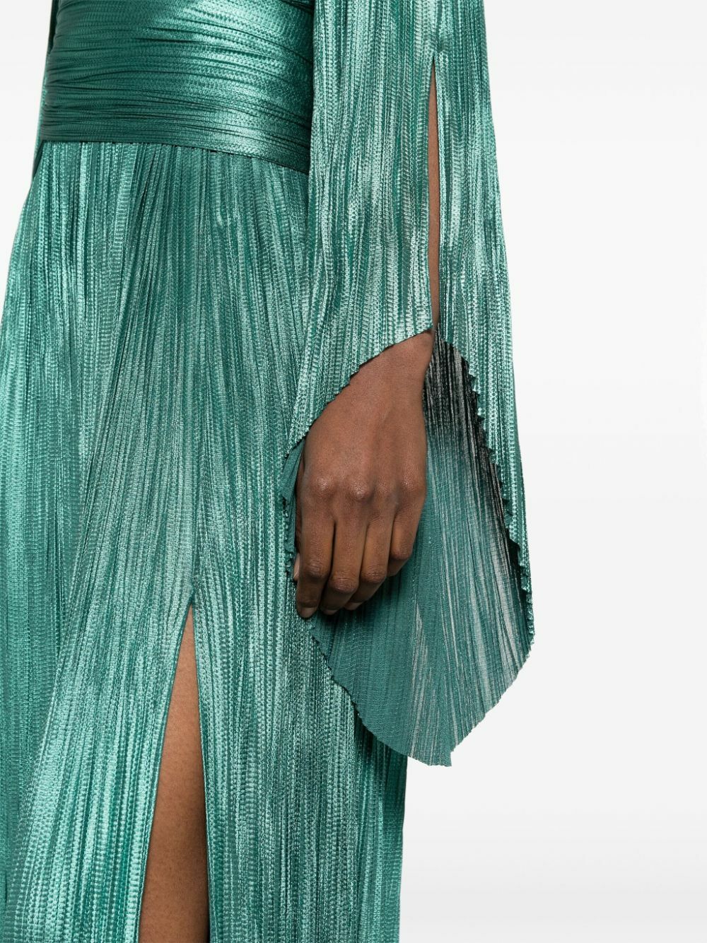 新品未使用　MARIA LUCIA HOHAN　シルク100％ケープ／グリーン系 Maria Lucia Hohan Green Gown by Maria Lucia Hohan - Pickle