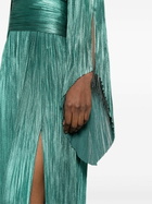 Maria Lucia Hohan Green Alana Plissé Column Gown