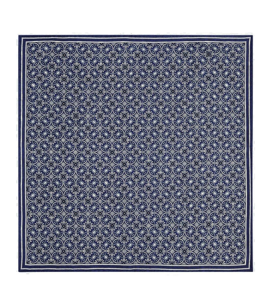 Brunello Cucinelli Printed silk pocket square Brunello Cucinelli