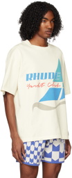 Rhude Off-White 'Yacht Club' T-Shirt