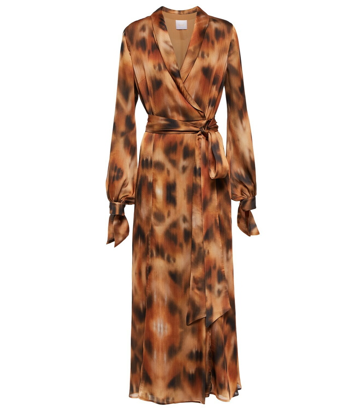 Photo: Galvan Cabana leopard-print wrap dress