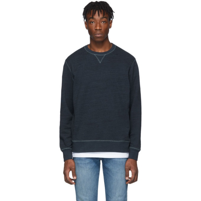 Photo: Levis Made and Crafted Blue Heather Crewneck Sweatshirt