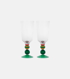 Reflections Copenhagen - Mayfair set of 2 tall crystal glasses