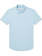 Orlebar Brown - Sebastian Slim-Fit Cotton-Piqué Polo Shirt - Blue