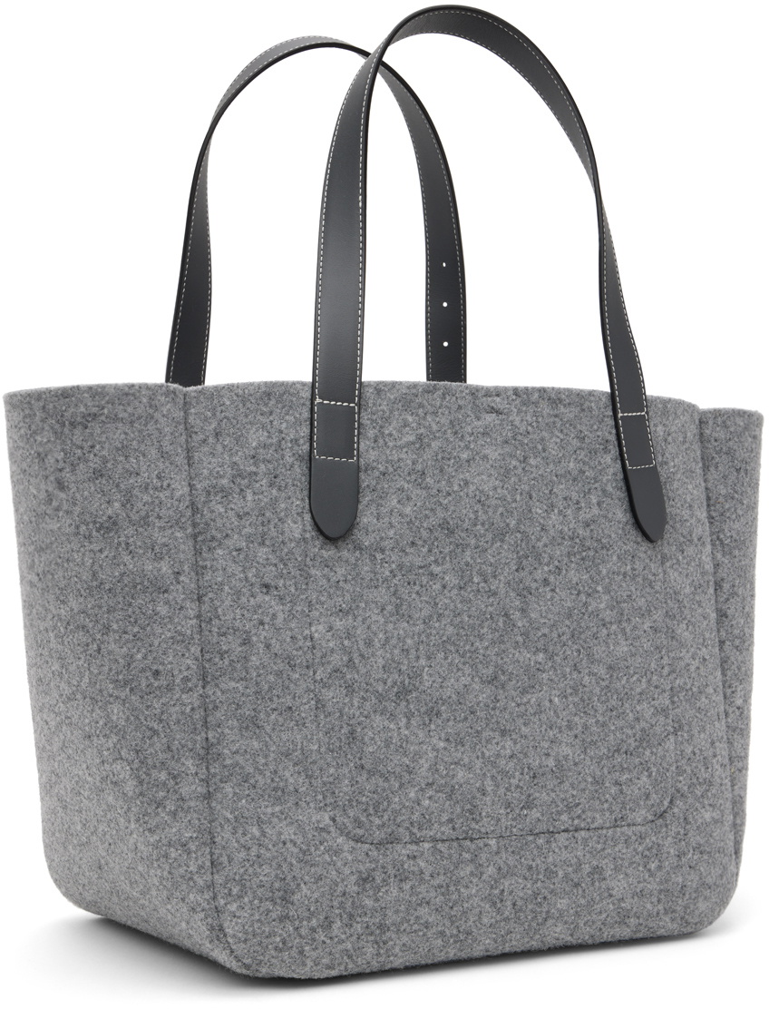 JW Anderson Gray Logo Belt Tote
