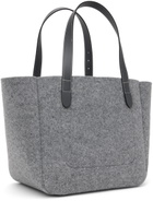 JW Anderson Gray Logo Belt Tote