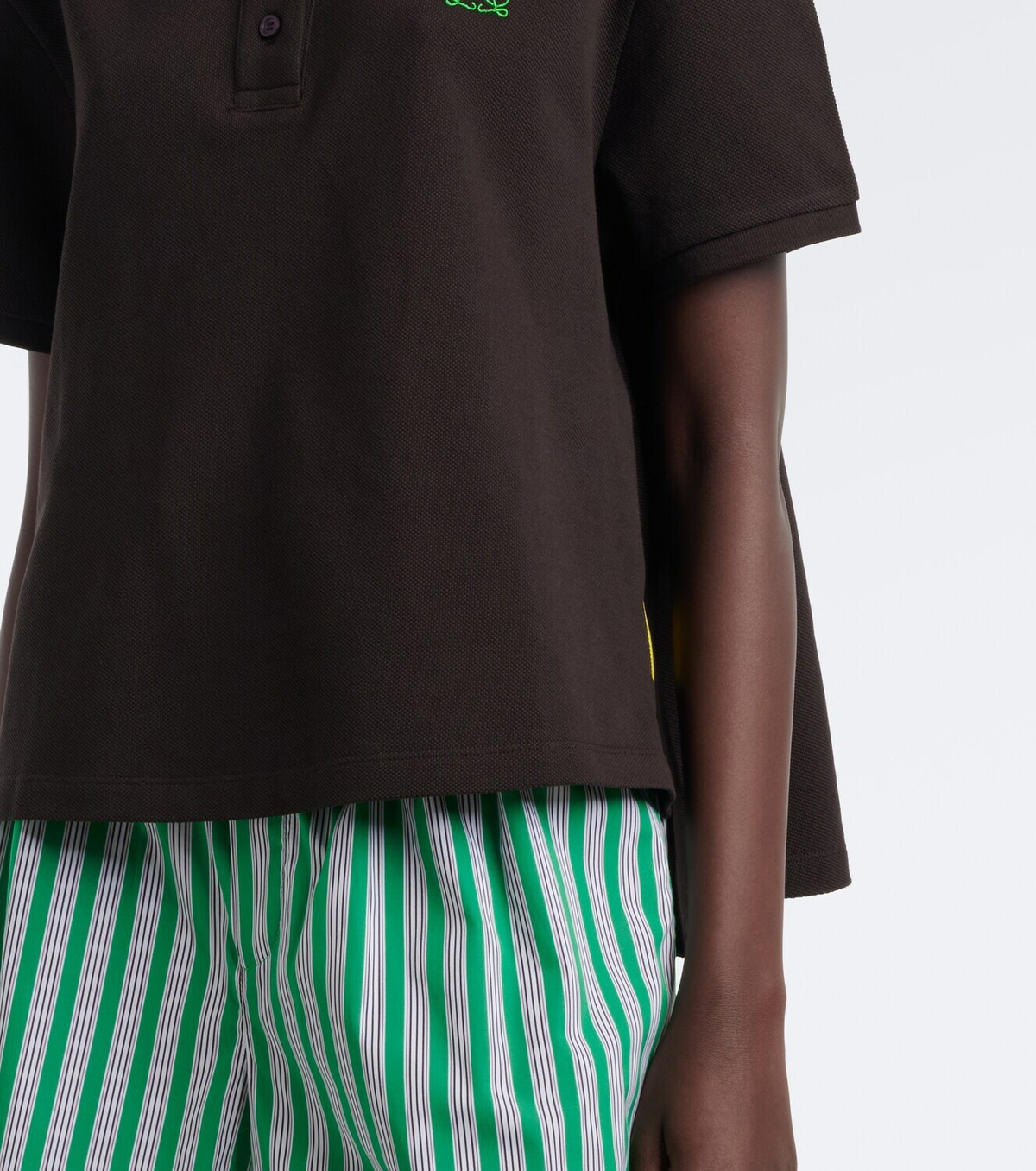 Loewe Double L cotton piqué polo shirt
