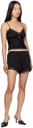 GUIZIO Black Ivy Shorts
