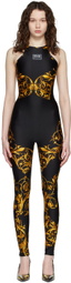 Versace Jeans Couture Black Regalia Baroque Jumpsuit