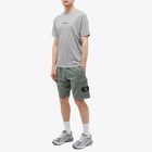 Stone Island Men's Brushed Cotton Sweat Shorts in Sage