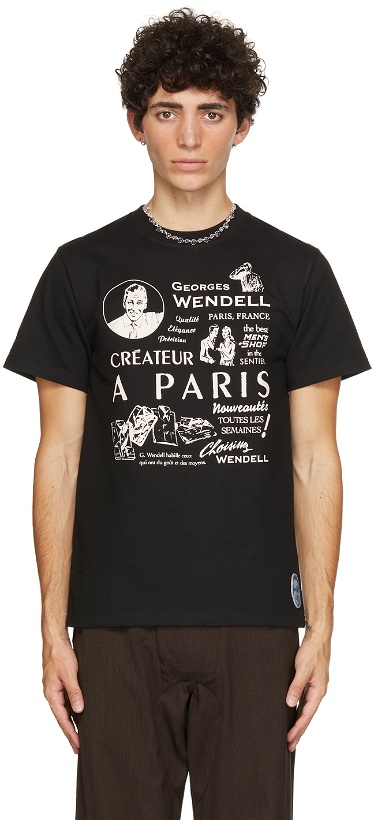 Photo: Georges Wendell Black Graphic T-Shirt