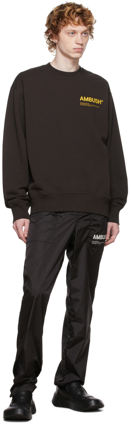 AMBUSH Brown 'Workshop' Sweatshirt Ambush AMBUSH Brown 'Workshop' Sweatshirt Ambush