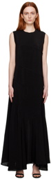 Niccolo Pasqualetti Black Lacuna Maxi Dress