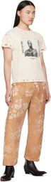 R13 Orange X-Boyfriend Trousers