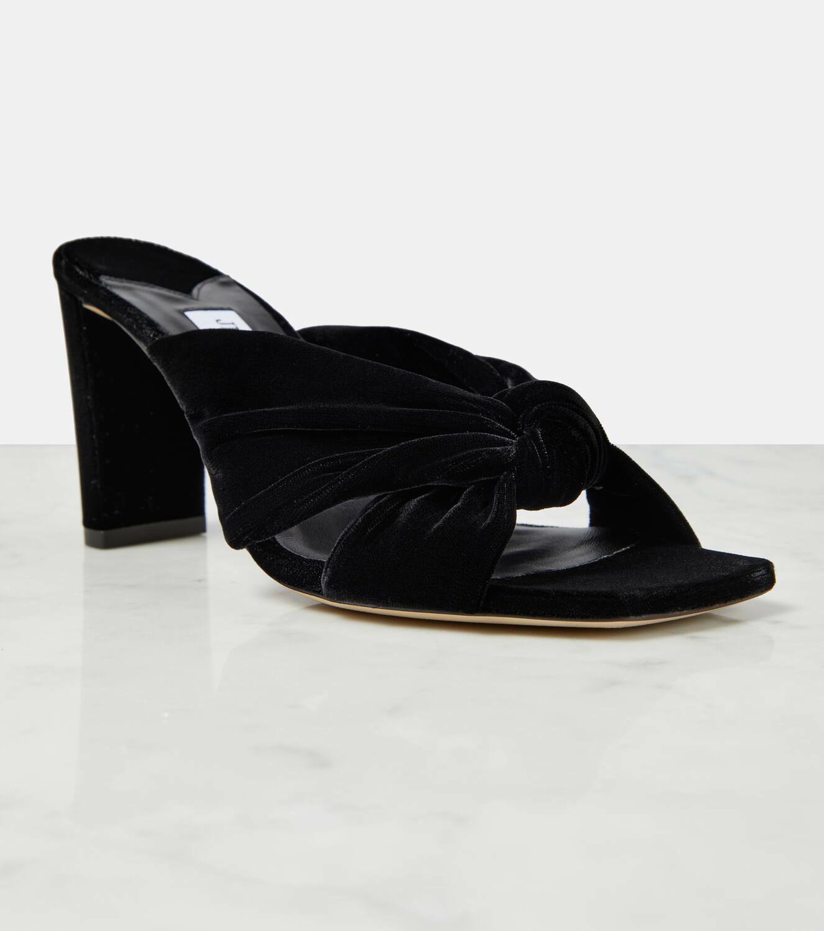 Jimmy Choo Avenue 85 velvet mules Jimmy Choo