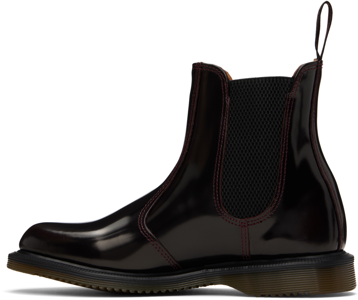 Dr. Martens Burgundy Flora Arcadia Chelsea Boots