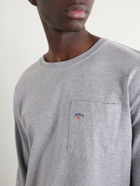 Noah - Core Logo-Printed Cotton-Jersey T-shirt - Gray