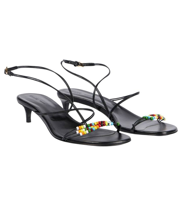 KHAITE サンダル GEORGIA HEEL ぬりつぶせ IN BLACK 