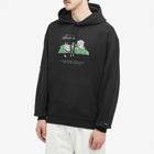 A.P.C. Men's x JJJJound Hotel Souvenirs Hoodie in Black