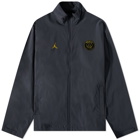 Air Jordan X PSG Woven Jacket in Black/Tour Yellow