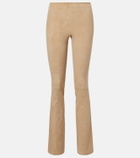 Stouls JP Long suede flared pants