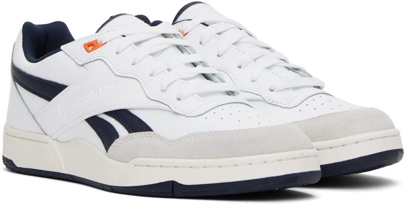 Reebok Classics White & Navy BB 4000 II Sneakers Reebok Classics