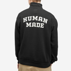 Human Made Men's Military Half-Zip Sweatshirt in Black