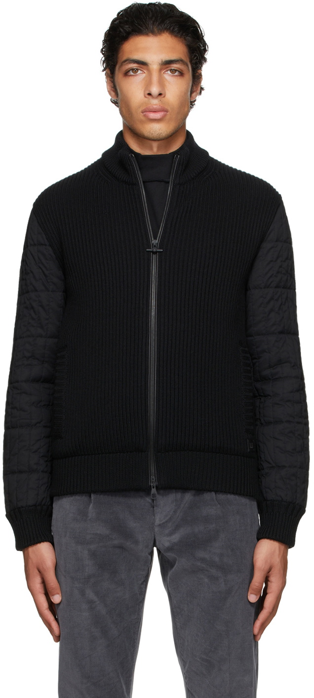 Dunhill Black Rolla Quilt Jacket Dunhill