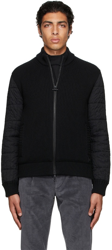Photo: Dunhill Black Rolla Quilt Jacket