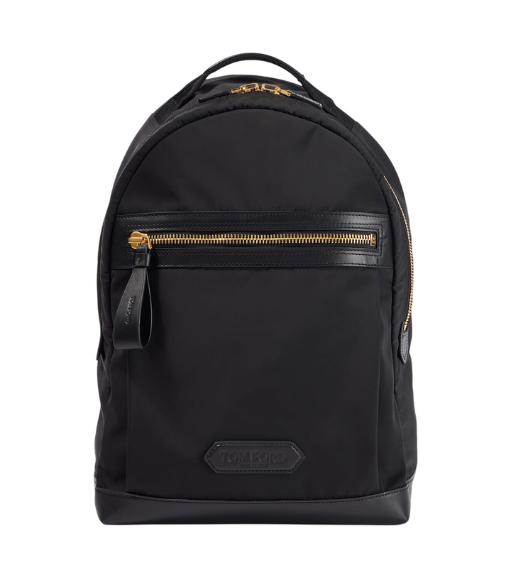 Photo: Tom Ford Leather-trimmed backpack
